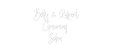 Custom Neon: Betty & Ruper... - Neon Filter