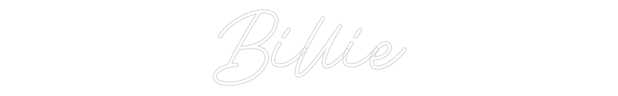 Custom Neon: Billie - Neon Filter