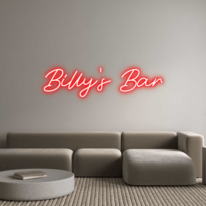 Custom Neon: Billy's Bar - Neon Filter