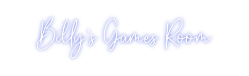 Custom Neon: Billy’s Games... - Neon Filter