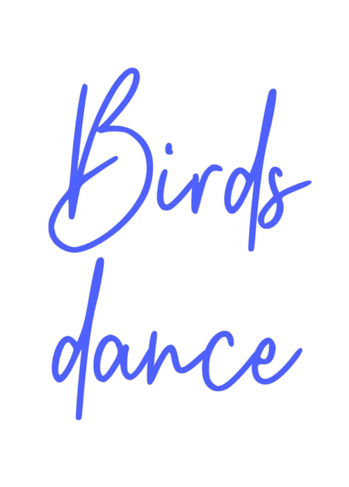 Custom Neon: Birds dance - Neon Filter