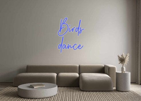 Custom Neon: Birds dance - Neon Filter