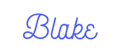 Custom Neon: Blake - Neon Filter