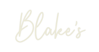 Custom Neon: Blake's - Neon Filter