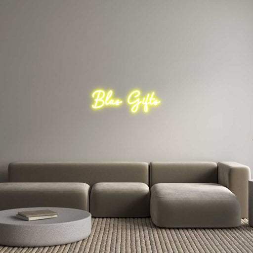 Custom Neon: Blas Gifts - Neon Filter