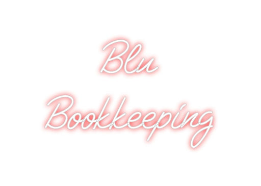 Custom Neon: Blu Bookkeep... - Neon Filter