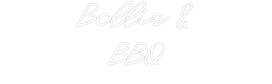 Custom Neon: Bollie & BBQ - Neon Filter