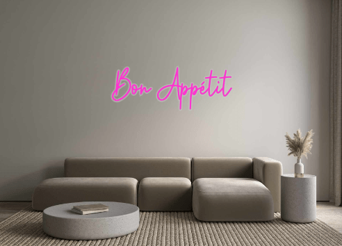 Custom Neon: Bon Appétit - Neon Filter