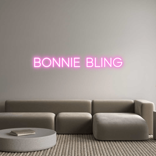 Custom Neon: BONNIE BLING - Neon Filter