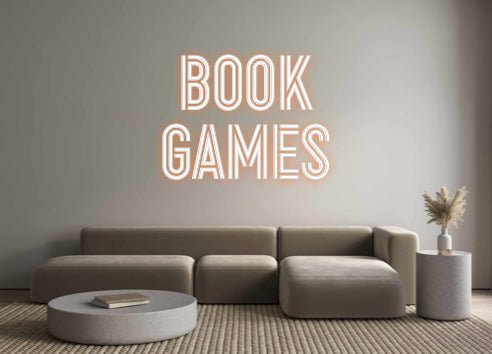 Custom Neon: BOOK GAMES - Neon Filter