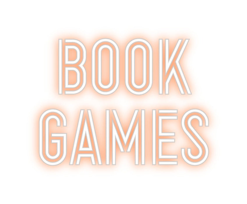 Custom Neon: BOOK GAMES - Neon Filter