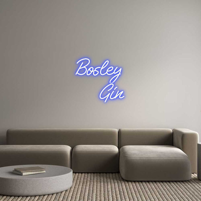 Custom Neon: Bosley Gin - Neon Filter