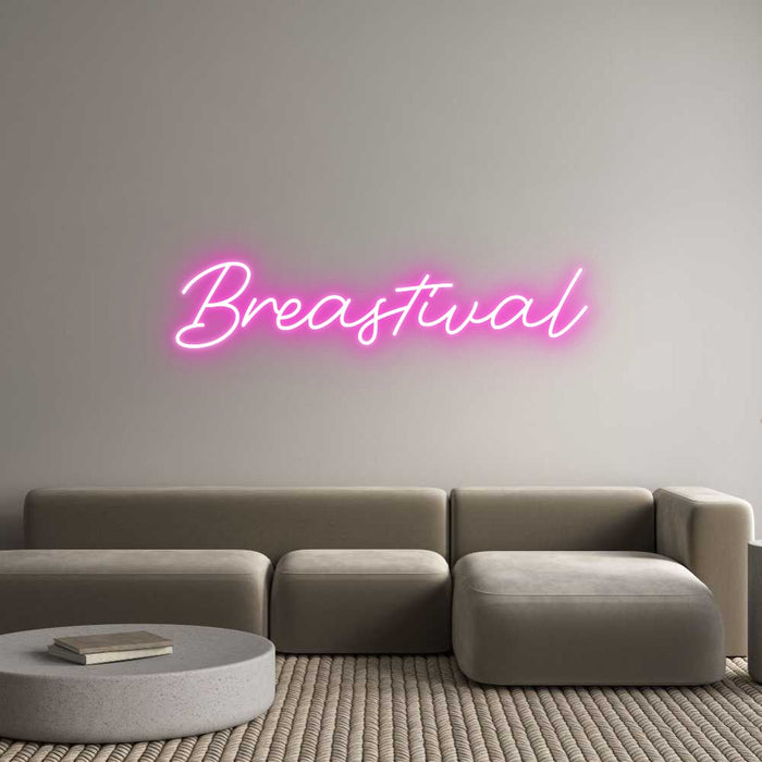 Custom Neon: Breastival - Neon Filter