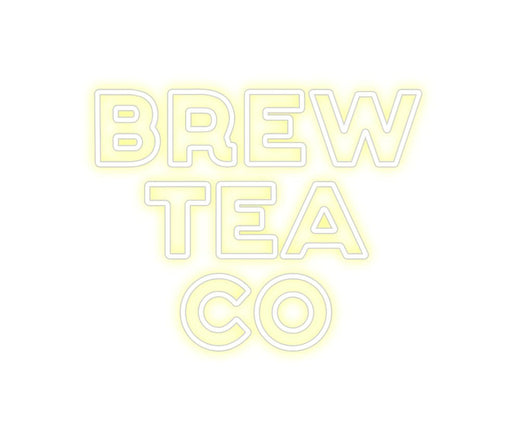 Custom Neon: BREW TEA CO - Neon Filter