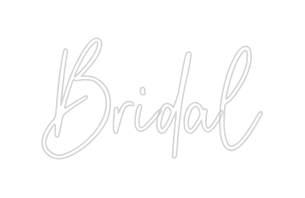 Custom Neon: Bridal - Neon Filter