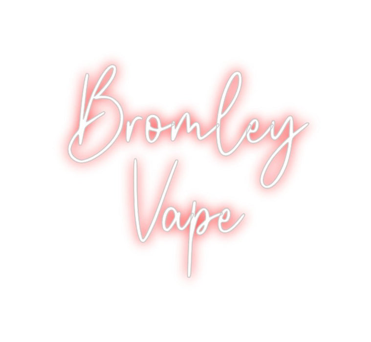 Custom Neon: Bromley Vape - Neon Filter