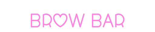 Custom Neon: Brow bar - Neon Filter