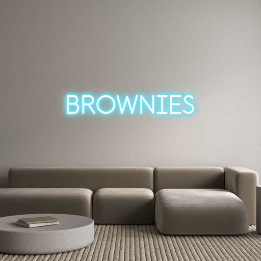 Custom Neon: BROWNIES - Neon Filter