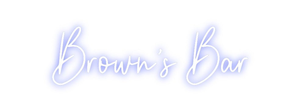 Custom Neon: Brown’s Bar - Neon Filter