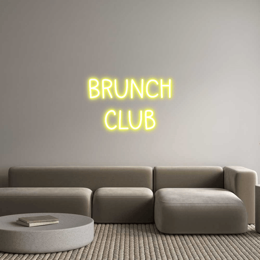 Custom Neon: Brunch Club - Neon Filter