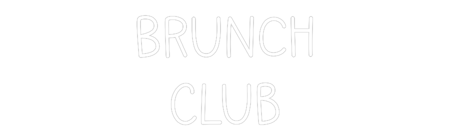 Custom Neon: Brunch Club - Neon Filter