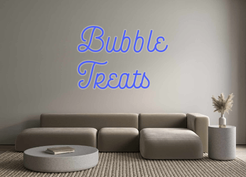 Custom Neon: Bubble Treats - Neon Filter