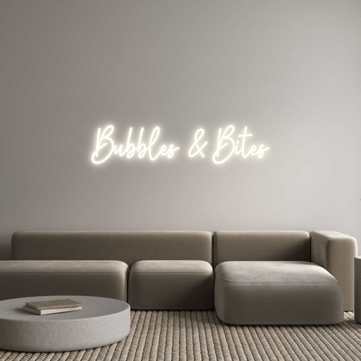 Custom Neon: Bubbles & Bites - Neon Filter