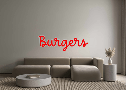 Custom Neon: Burgers - Neon Filter