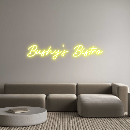 Custom Neon: Bushy's Bistro - Neon Filter