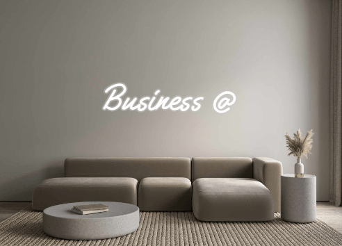 Custom Neon: Business @ - Neon Filter