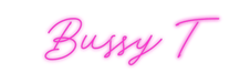 Custom Neon: Bussy T - Neon Filter