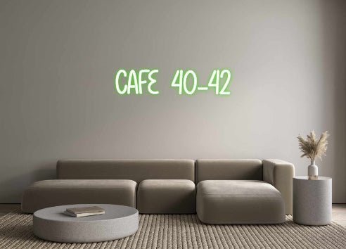 Custom Neon: CAFE 40 - 42 - Neon Filter