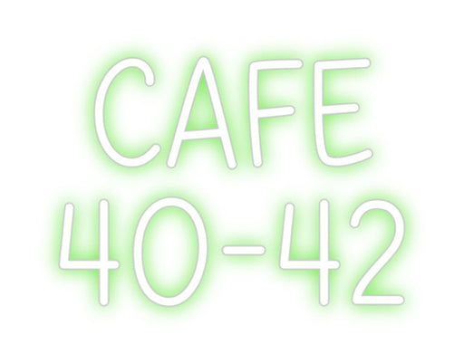 Custom Neon: CAFE 40 - 42 - Neon Filter