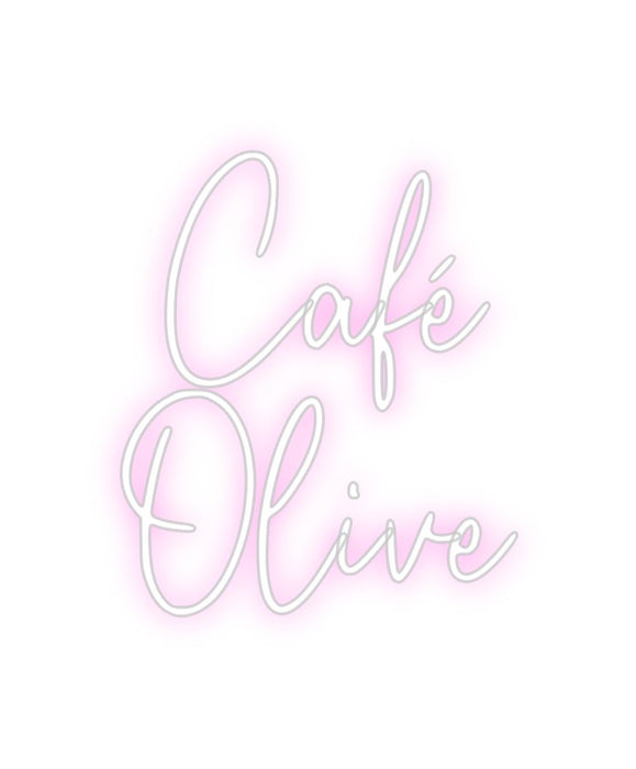 Custom Neon: Café Olive - Neon Filter