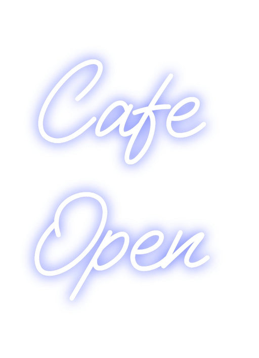 Custom Neon: Cafe Open - Neon Filter