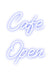 Custom Neon: Cafe Open - Neon Filter