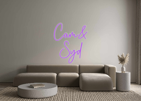 Custom Neon: Cam& Syd - Neon Filter