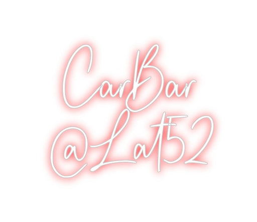 Custom Neon: CarBar @Lat52 - Neon Filter