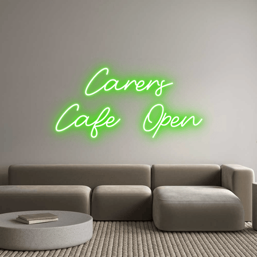 Custom Neon: Carers Cafe ... - Neon Filter