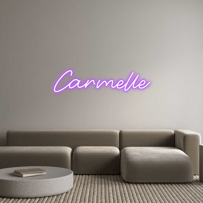 Custom Neon: Carmelle - Neon Filter