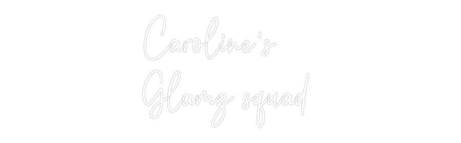 Custom Neon: Caroline’s ... - Neon Filter