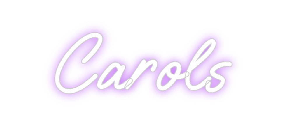 Custom Neon: Carols - Neon Filter