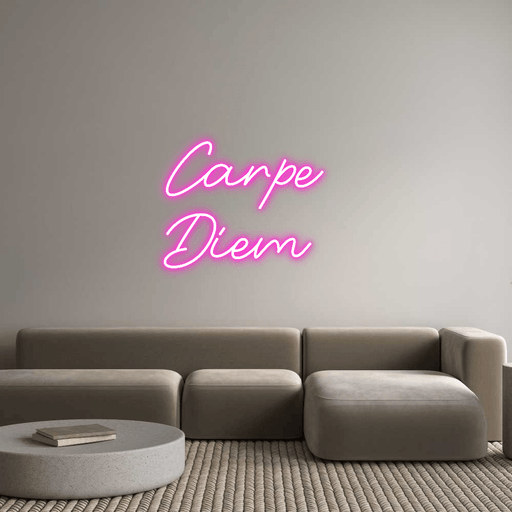 Custom Neon: Carpe Diem - Neon Filter