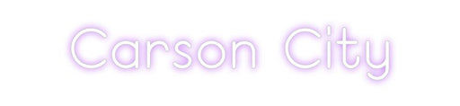 Custom Neon: Carson City - Neon Filter