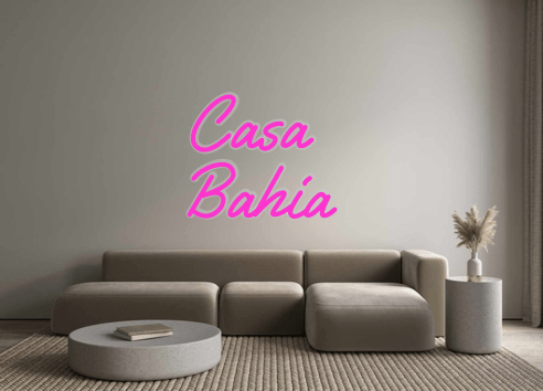 Custom Neon: Casa Bahia - Neon Filter