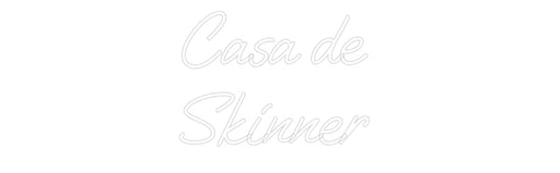 Custom Neon: Casa de Ski... - Neon Filter