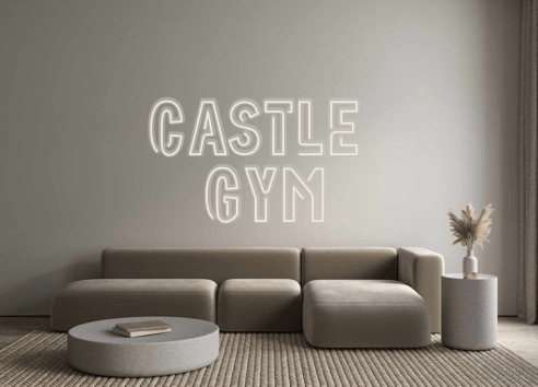 Custom Neon: Castle Gym - Neon Filter