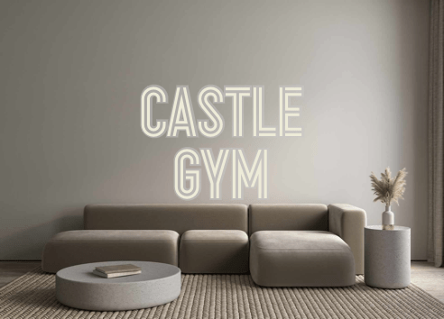 Custom Neon: Castle Gym - Neon Filter