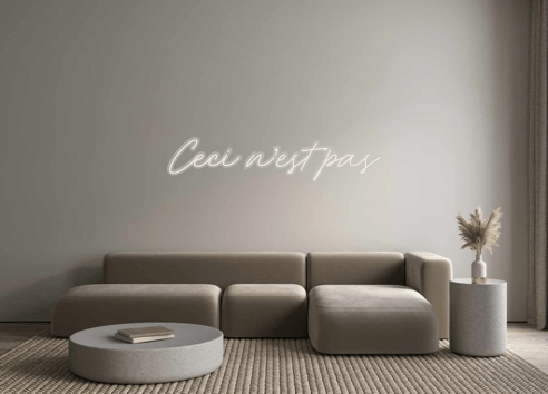 Custom Neon: Ceci n’est pas - Neon Filter