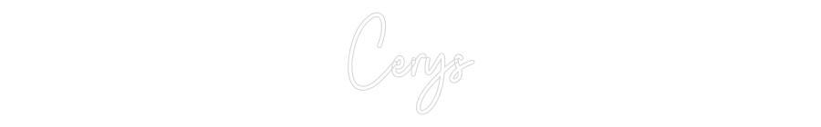 Custom Neon: Cerys - Neon Filter